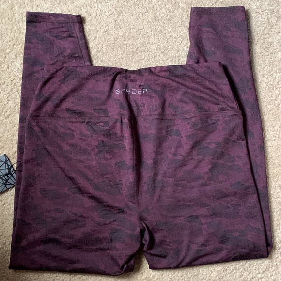 Spyder Active Fleece Lined Leggings Size XL NWT - Picture 2 of 3